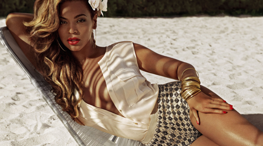 Beyoncé plåtades på Bahamas tidigare i år. 