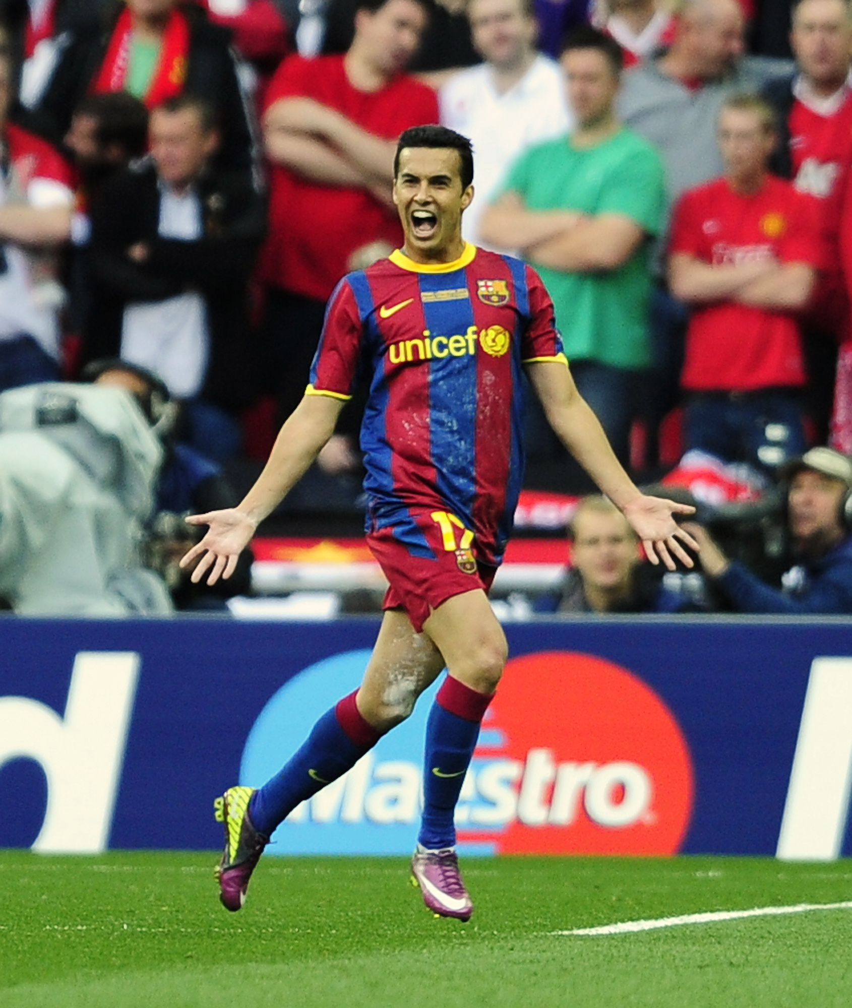 Pedro firar 1-0. Pedro firar 1-0.