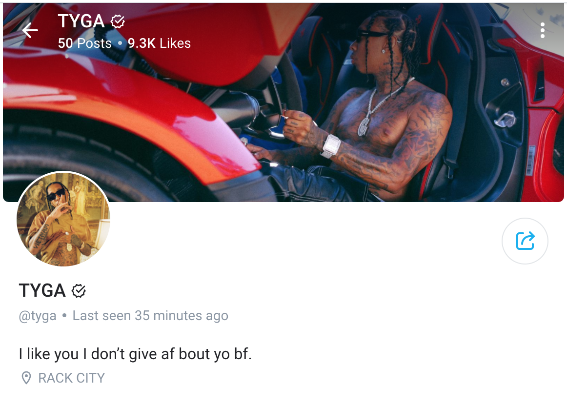 Tyga onlyfans management company