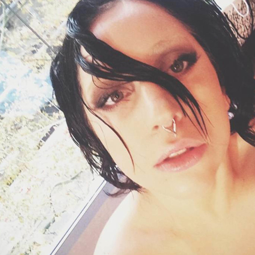 Lady Gaga hos frisören. Lady Gaga hos frisören.