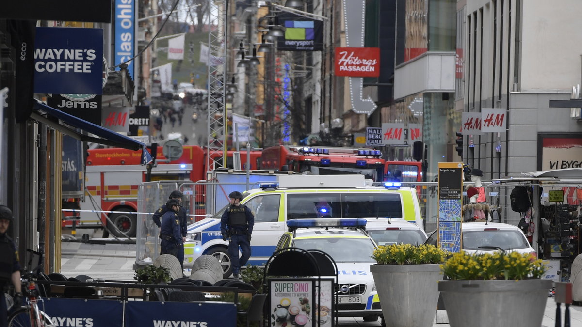 Efter terrorn i Stockholm. 