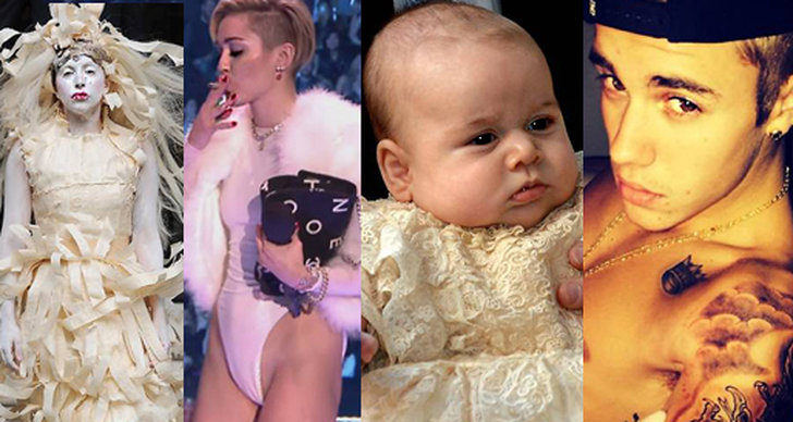Miley Cyrus, Justin Bieber, GQ, Will Smith, Lady Gaga