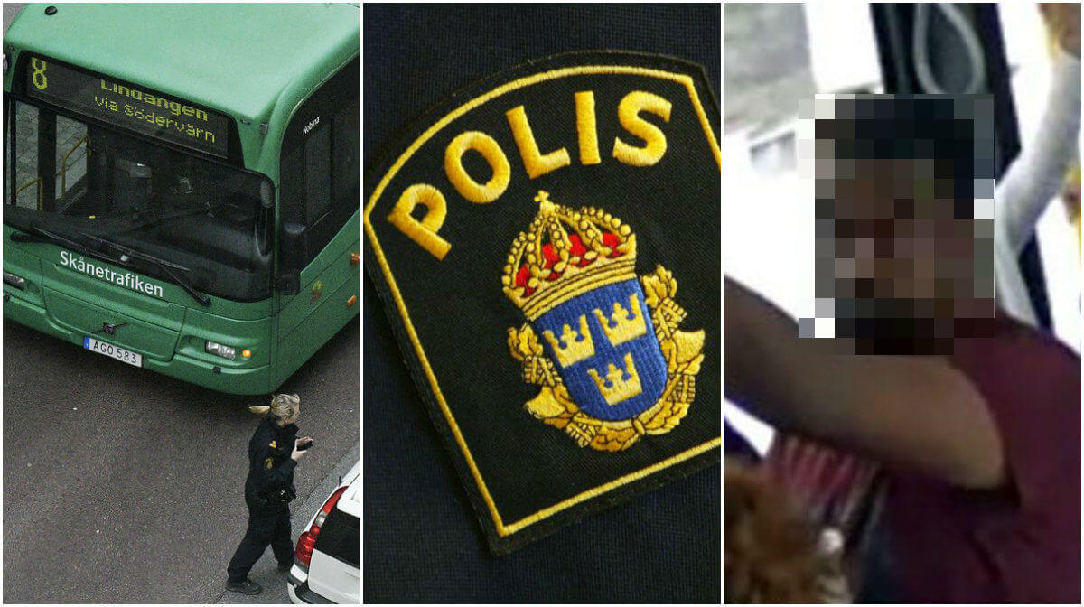 Polisen, Malmö, Buss, Sexuellt ofredande