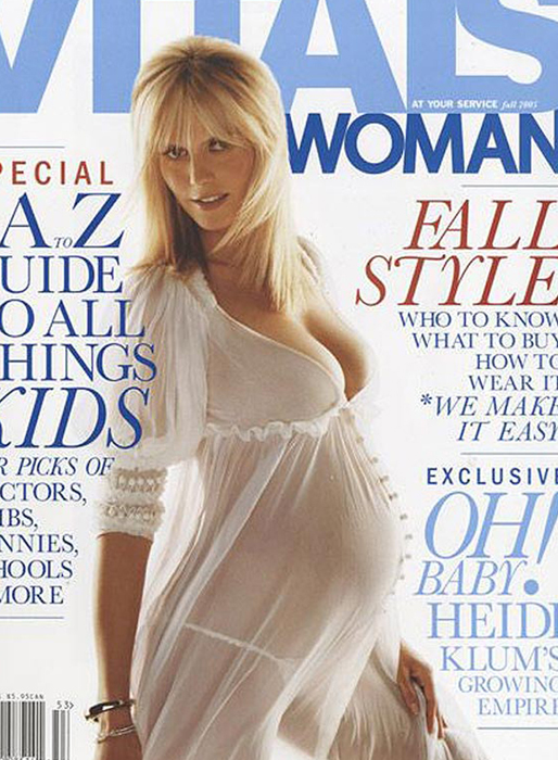 Heidi Klum behöll klänningen. Heidi Klum behöll klänningen.