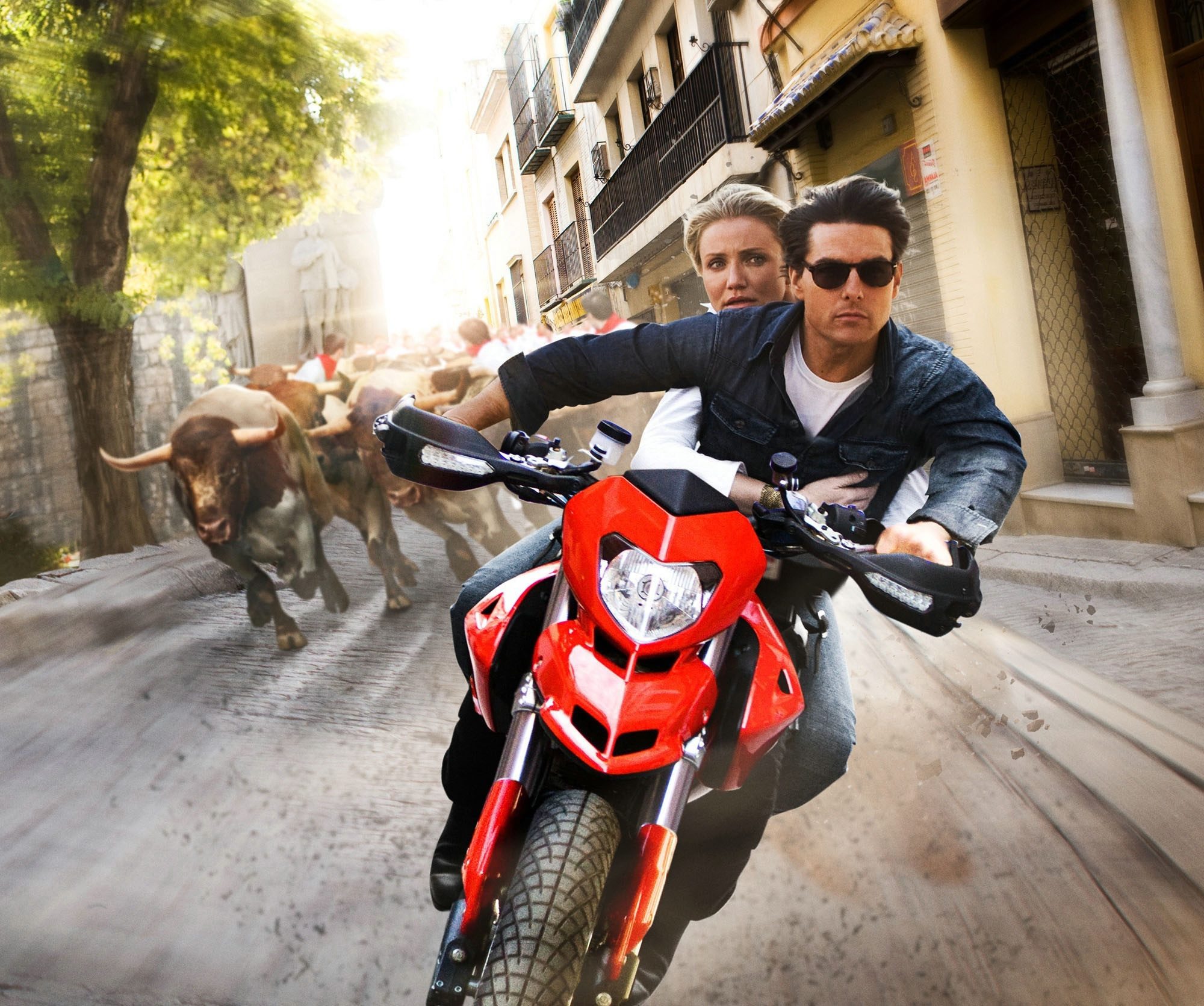 Knight and Day, Tom Cruise, Krasch