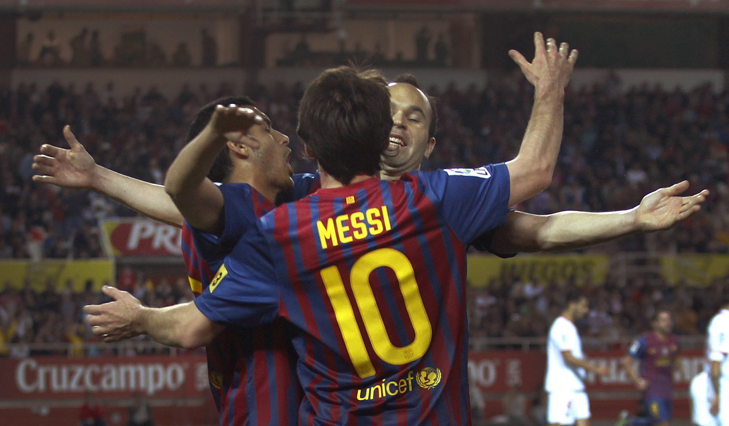 Lionel Messi avgjorde matchen tidigt.