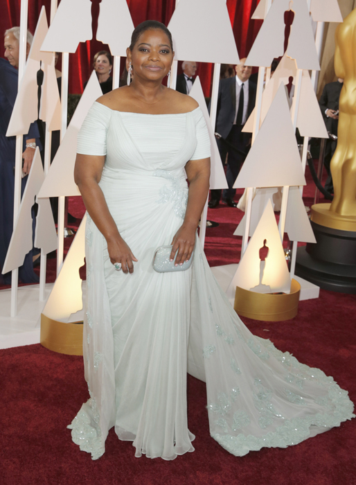 Octavia Spencer var snygg men lite för alldaglig klänning för en av årets mest glammiga galor. Octavia Spencer var snygg men lite för alldaglig klänning för en av årets mest glammiga galor.