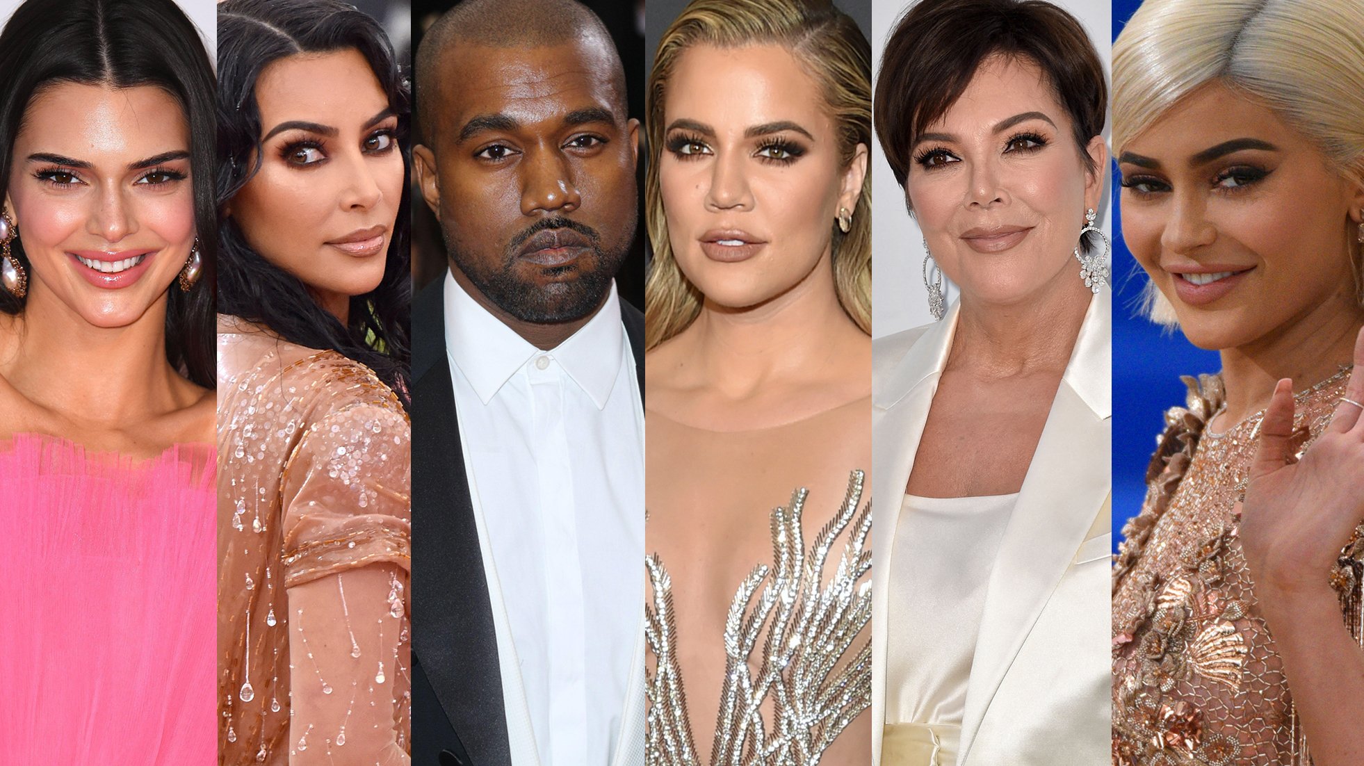 Khloe Kardashian, Kylie Jenner, Kourtney Kardashian, Kanye West, Kim Kardashian