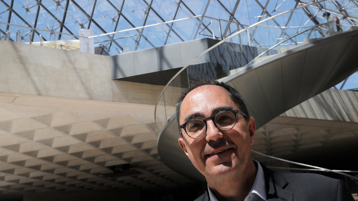 Jean-Luc Martinez var chef för Louvren fram till förra året. Arkivbild.