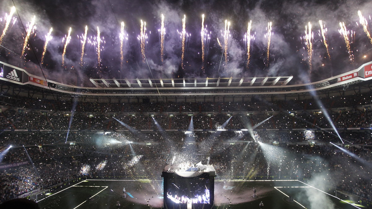 Real Madrids mäktiga firande på Santiago Bernabéu. 