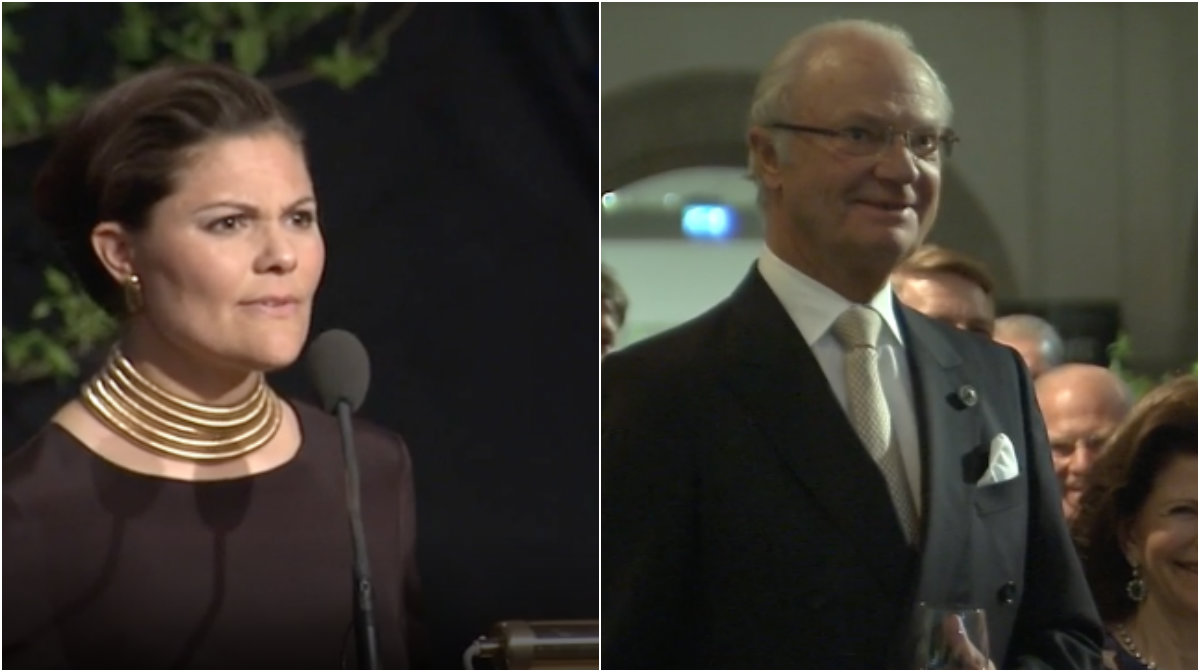 kronprinsessan Victoria, Prins Oscar, Kung Carl XVI Gustaf