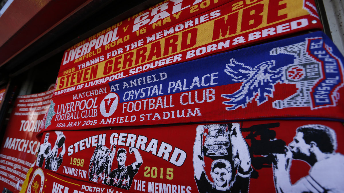 Gerrard är fantastiskt populär i Liverpool.