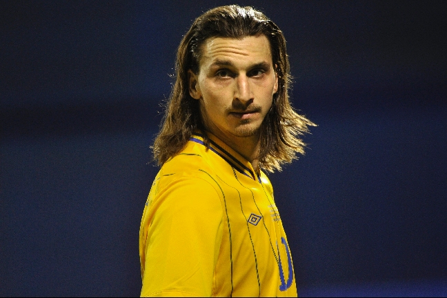 Zlatan spelade som nummer 10. Zlatan spelade som nummer 10.