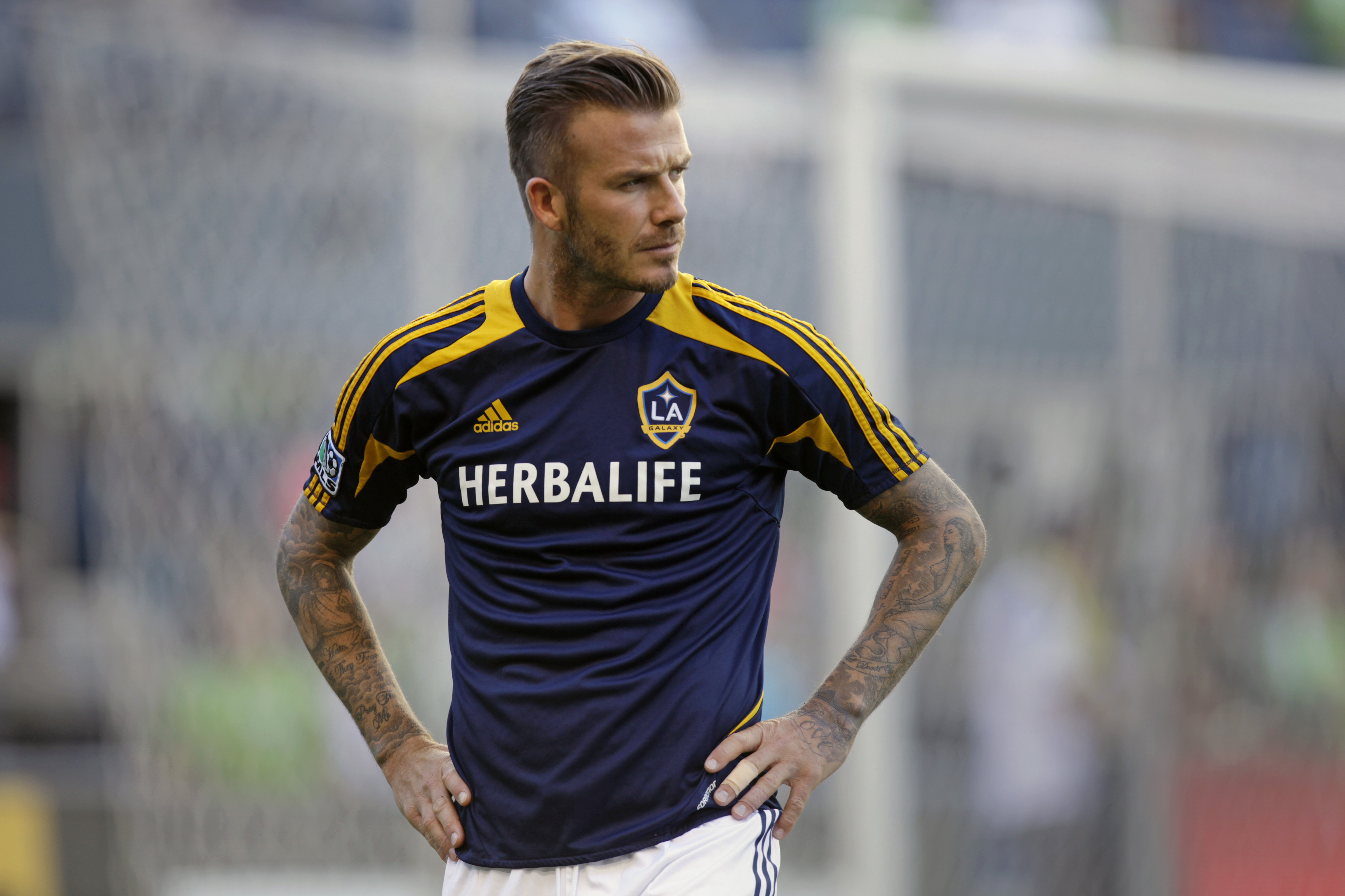 3. David Beckham populariserade tatueringar bland fotbollsspelare. Men han gick liiite till överdrift. 3. David Beckham populariserade tatueringar bland fotbollsspelare. Men han gick liiite till överdrift.