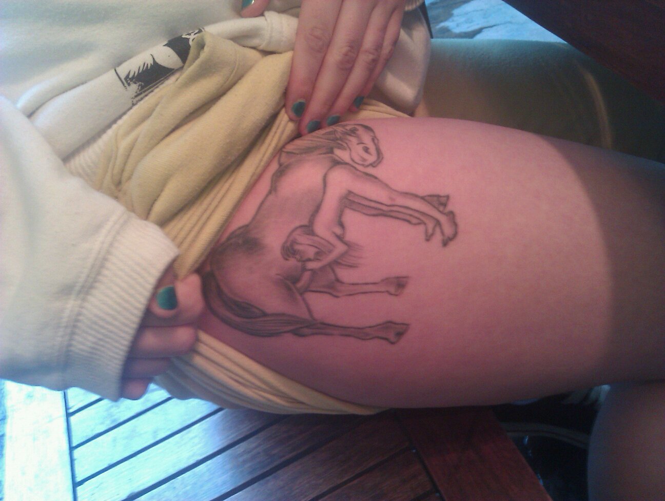 tatuering på skuldran