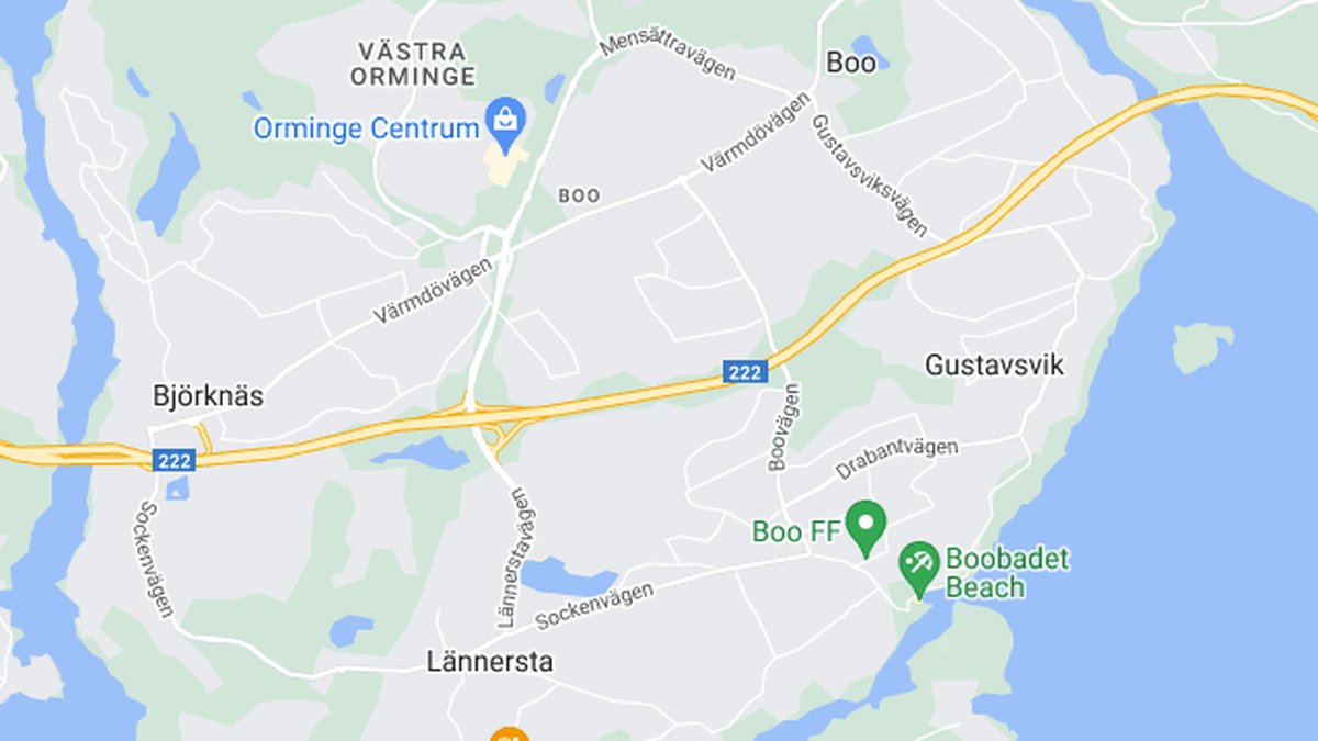 Google maps, Nacka