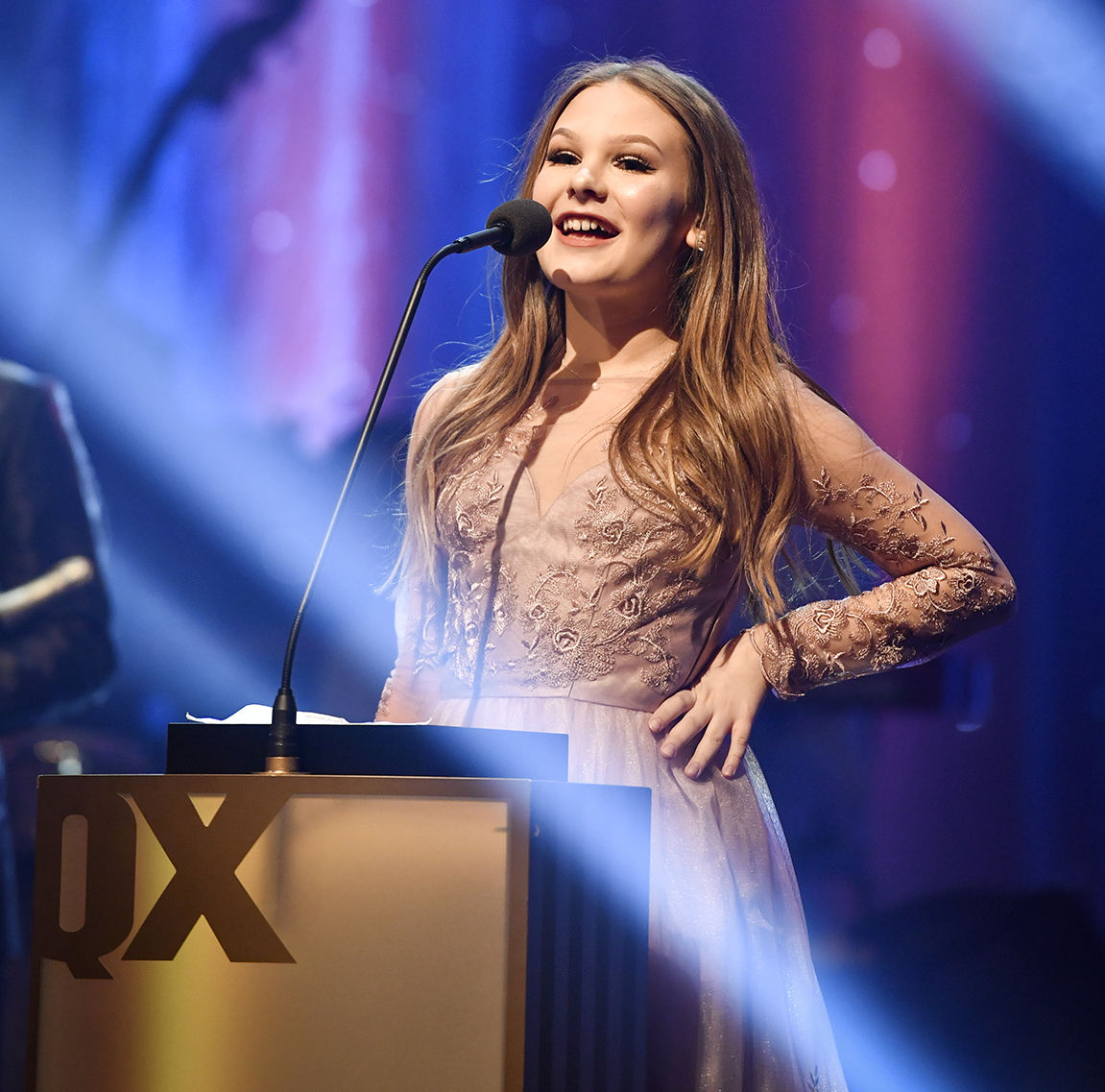 Viktoria Harrysson på QX-galan i februari 2018. Viktoria Harrysson på QX-galan i februari 2018.