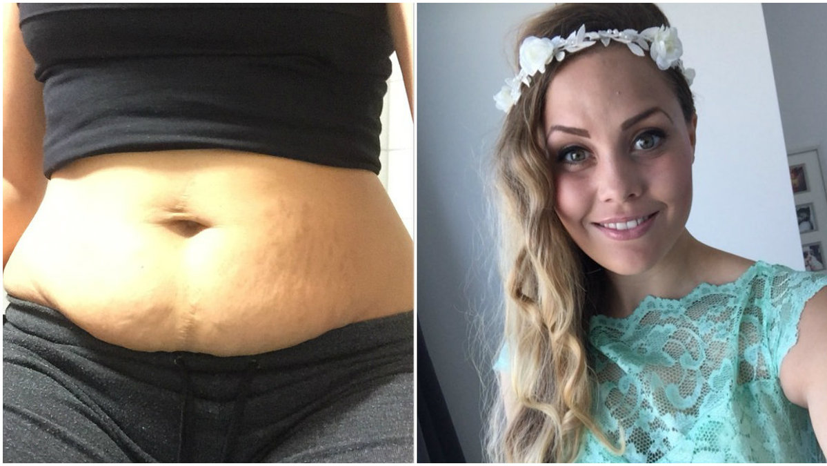 Mikaela har skrivit ett Facebookinlägg där hon berättar att hennes kroppsuppfattning har ändras sen hon fick barn. 