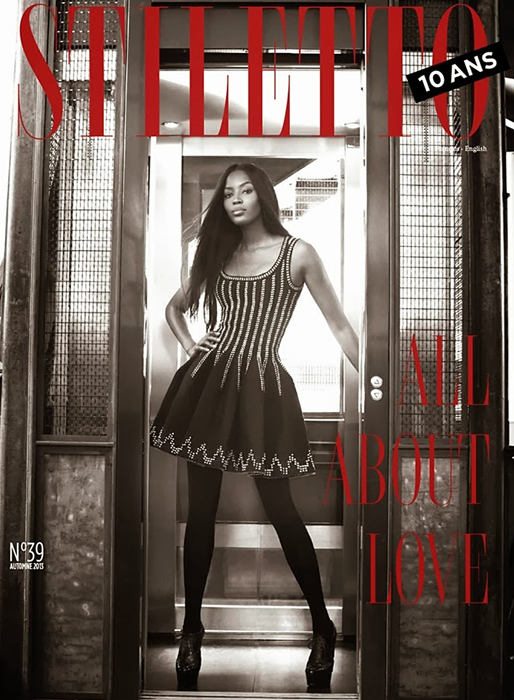 Naomi Campbell kan än. Här ser vi henne på omslaget till tidningen Stiletto. 