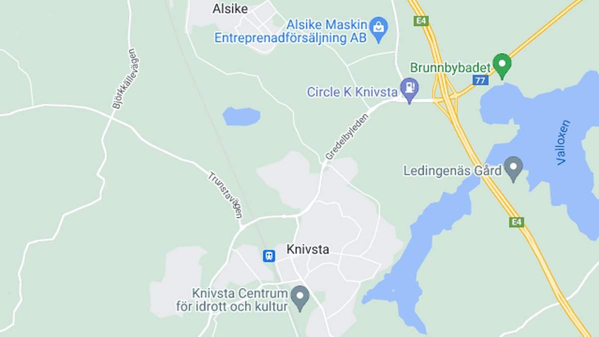 Google maps, Knivsta
