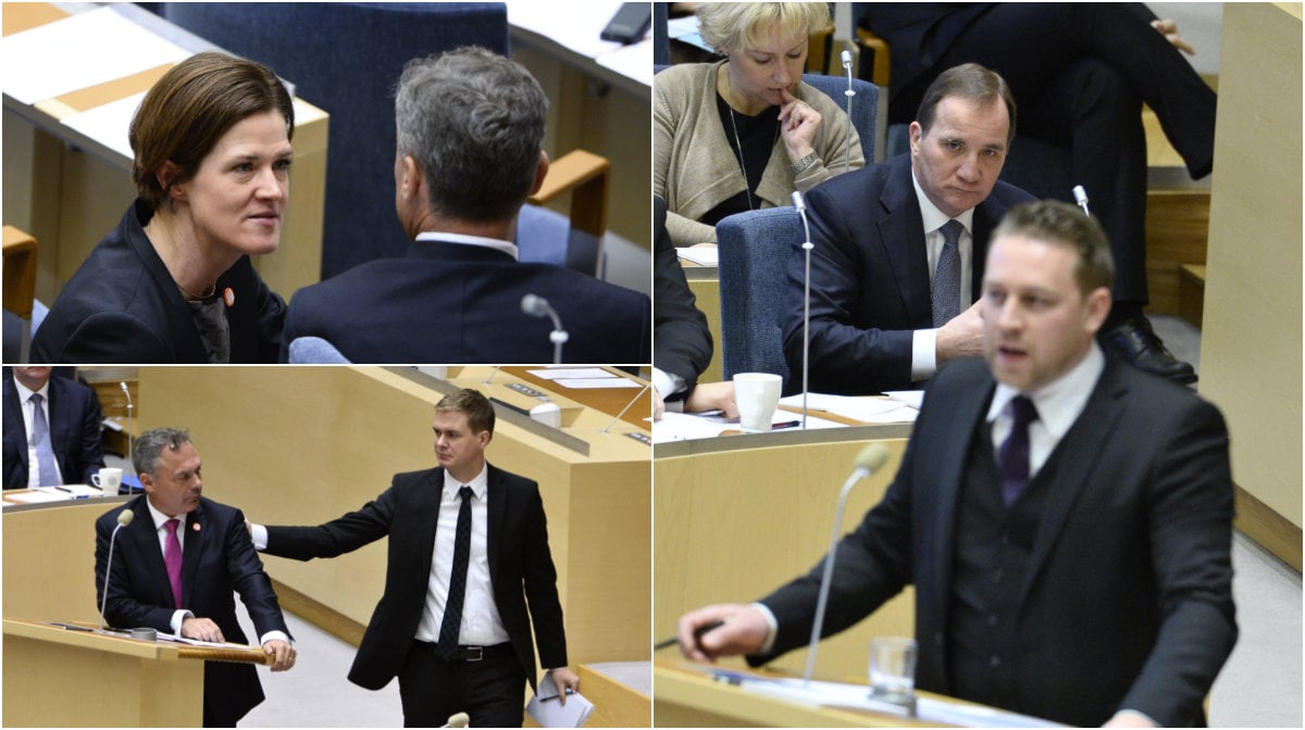 Politik, Riksdagen, Sverigedemokraterna, Partiledardebatt, Misstroendeförklaring