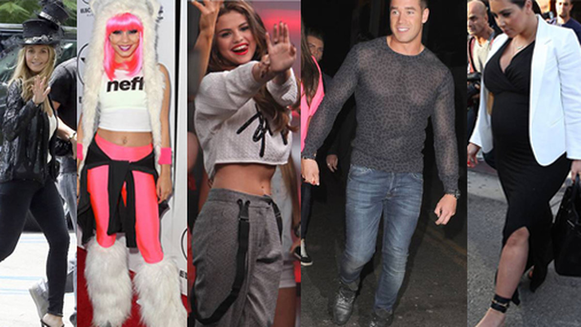 Heidi Klum, Vanessa Hudgens och Kim Kardashian är några av de som är veckans sämst klädda kändisar.