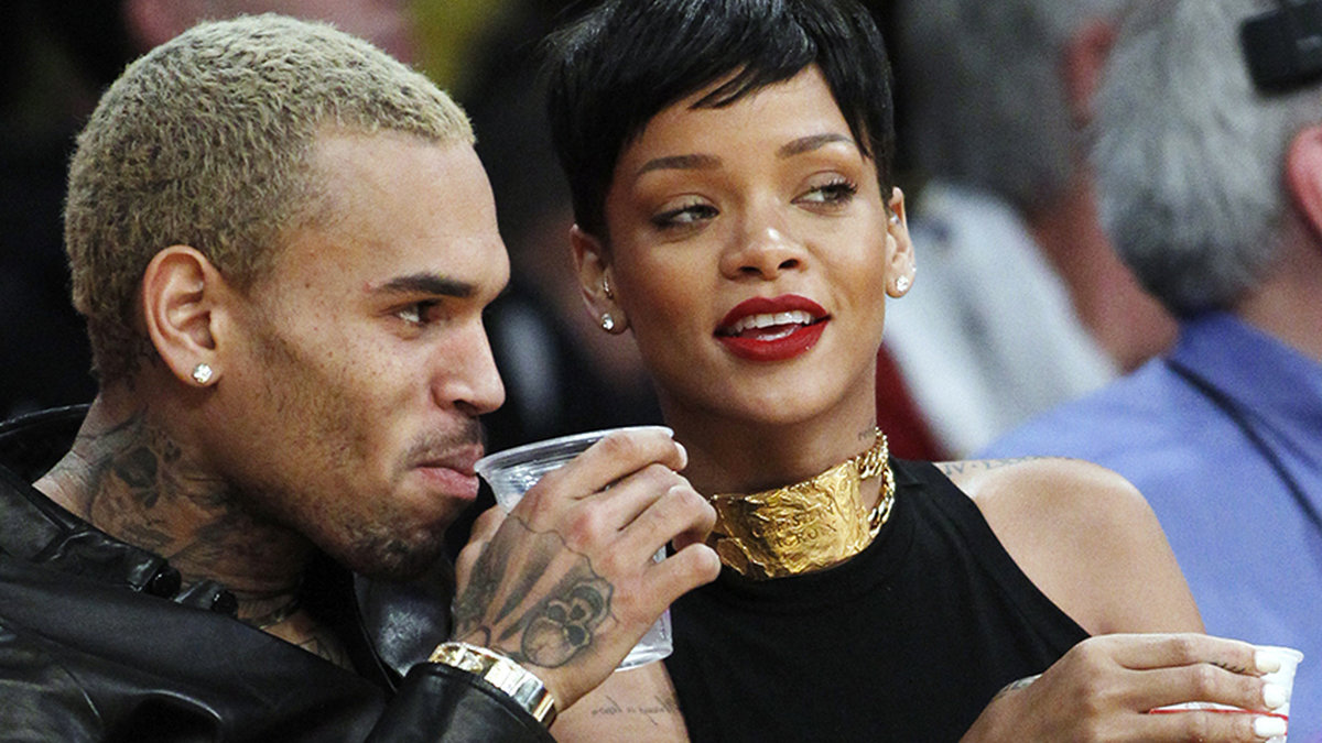Chris Brown och Rihanna.