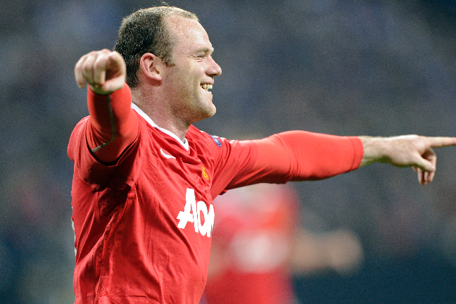 ...och Wayne Rooney gjorde  Uniteds mål i semifinalen.