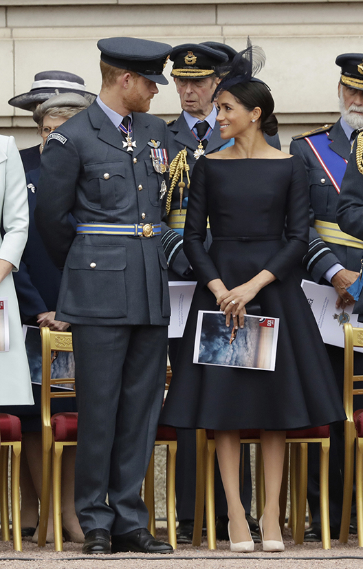 Meghan Markle i Christian Dior. Meghan Markle i Christian Dior.