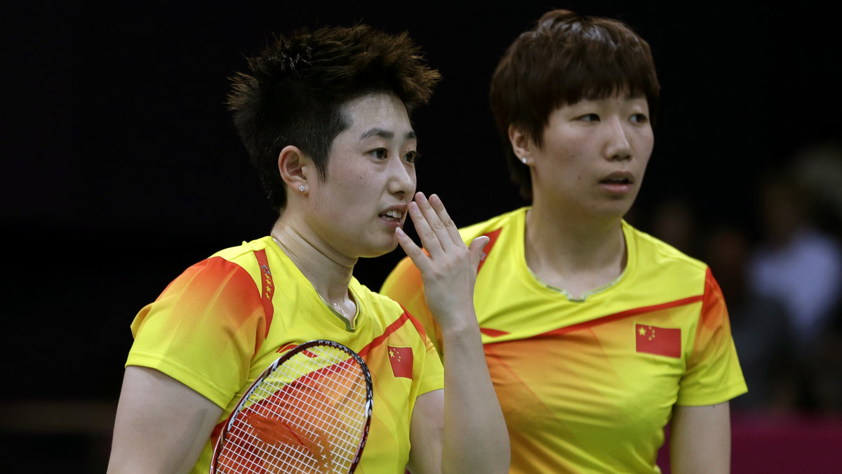 Yu Yang och Wang Xiaoli får inte spela vidare i OS.