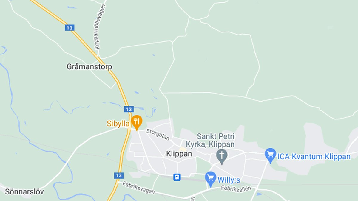 Google maps, Klippan