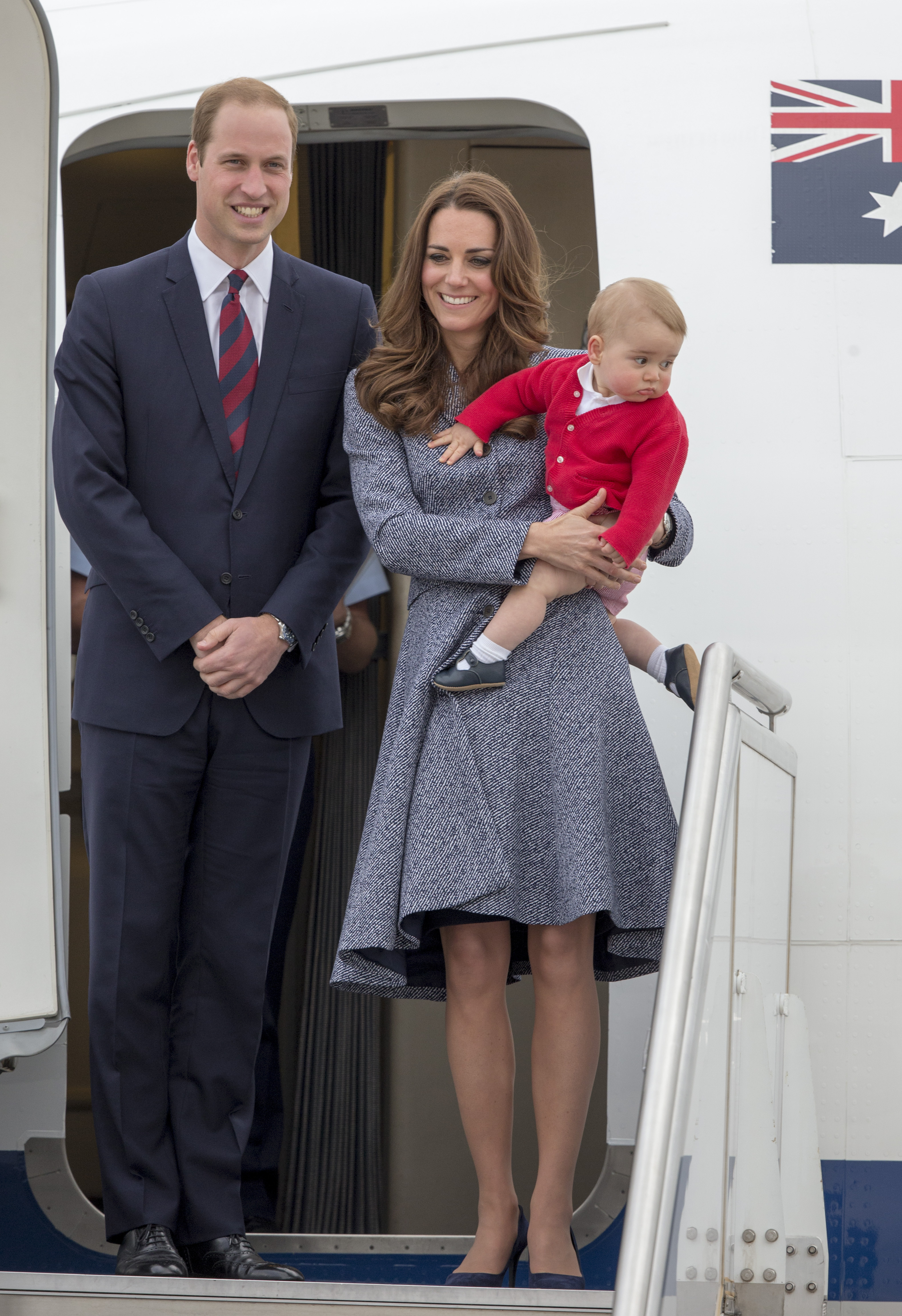 Kate Middleton, Prins George, Prins William, Gravid