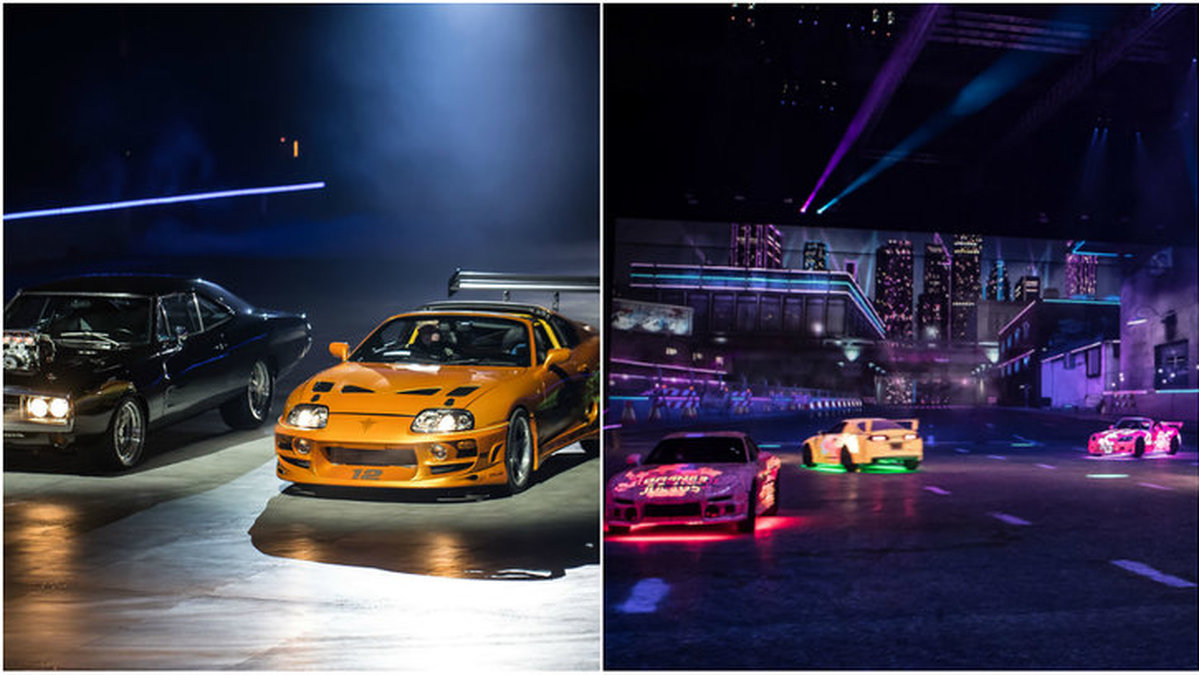 De nnabba bilar från Fast & Furious-filmerna kommer du snart kunna se i Globen. 