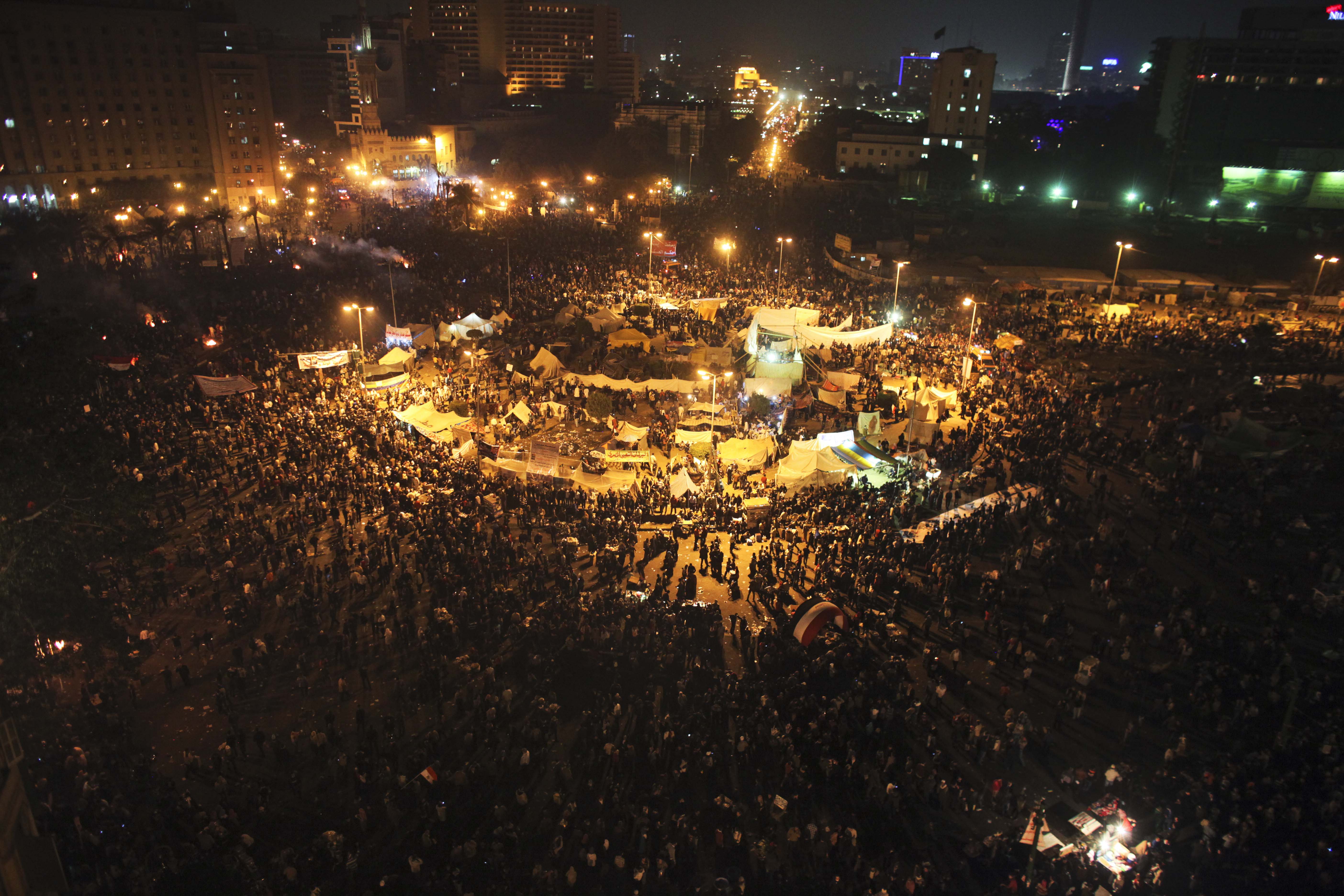 Ligister, Demonstration, Egypten, våld, Tahrirtorget, Skada
