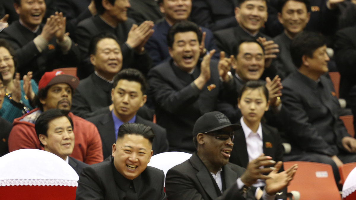 Rodman och Kim Jong-un verkade onekligen haft roligt under det förra besöket. 