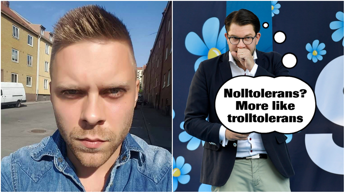 nolltolerans, Simon Andersson, Debatt, Sverigedemokraterna, Inte rasist men