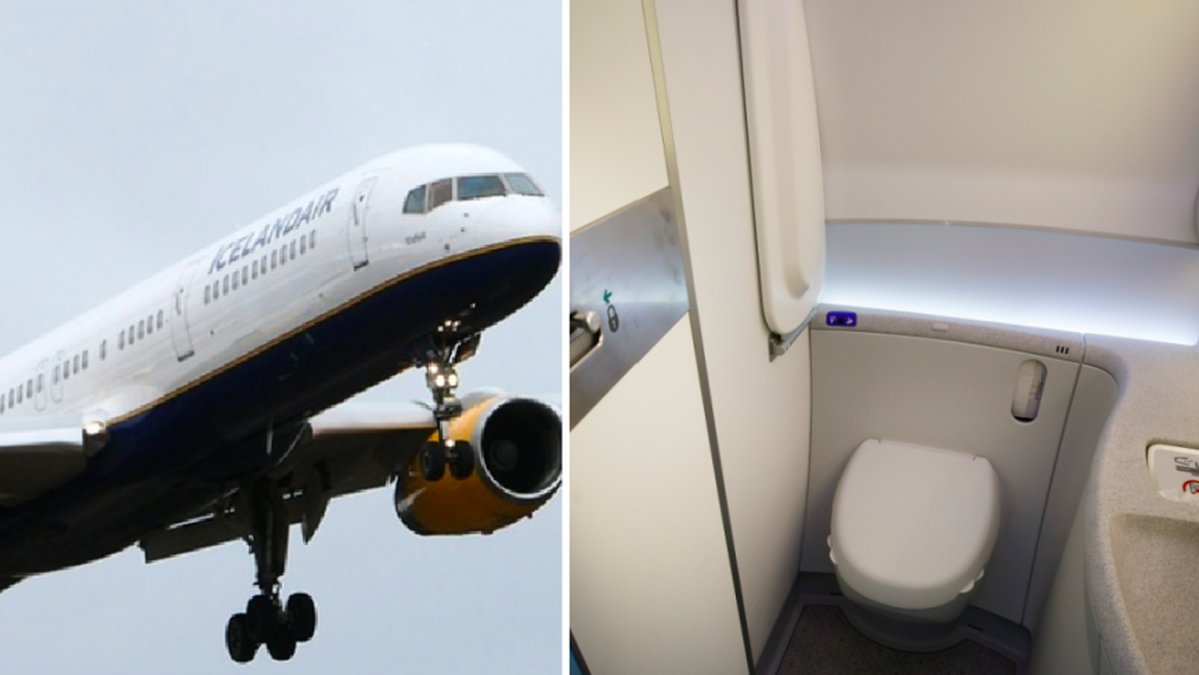 Testade positivt på flygplanet – isolerade sig på toalett i fem timmar