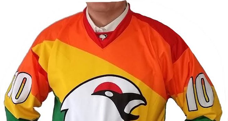 HBTQ, Pride, Musik, Regnbågsfärger, Tröjor, ishockey
