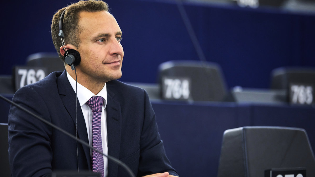 Tomas Tobé (M) fick starkt stöd för sitt framförhandlade förslag om asyl- och migrationspolitiken i EU-parlamentet. Arkivbild.