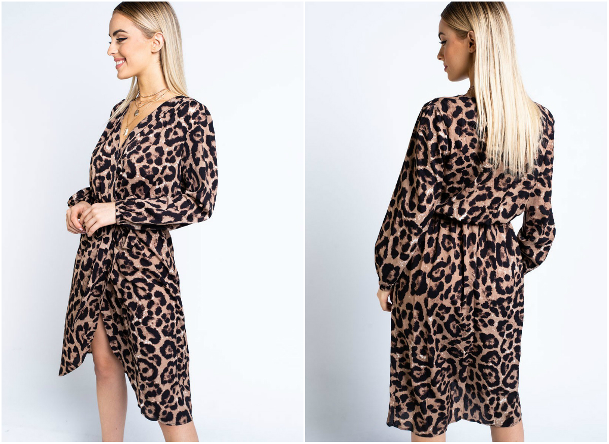 Leopardklänning Leopardklänning