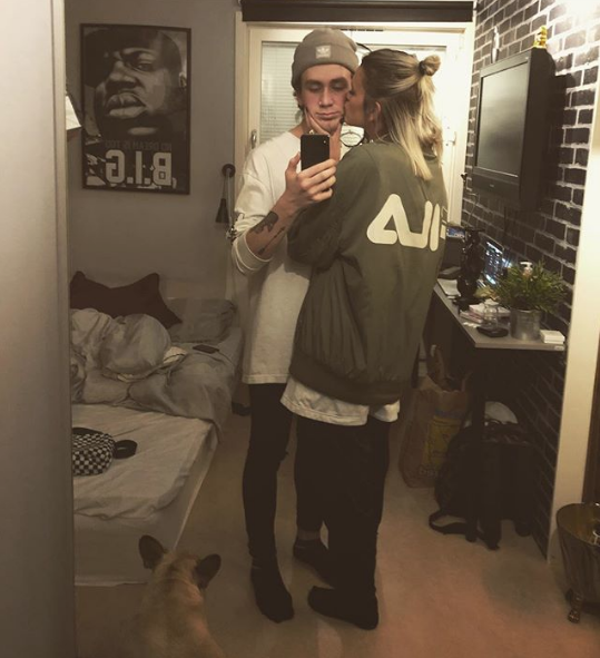 Kammi och pojkvännen Nico. Kammi och pojkvännen Nico.