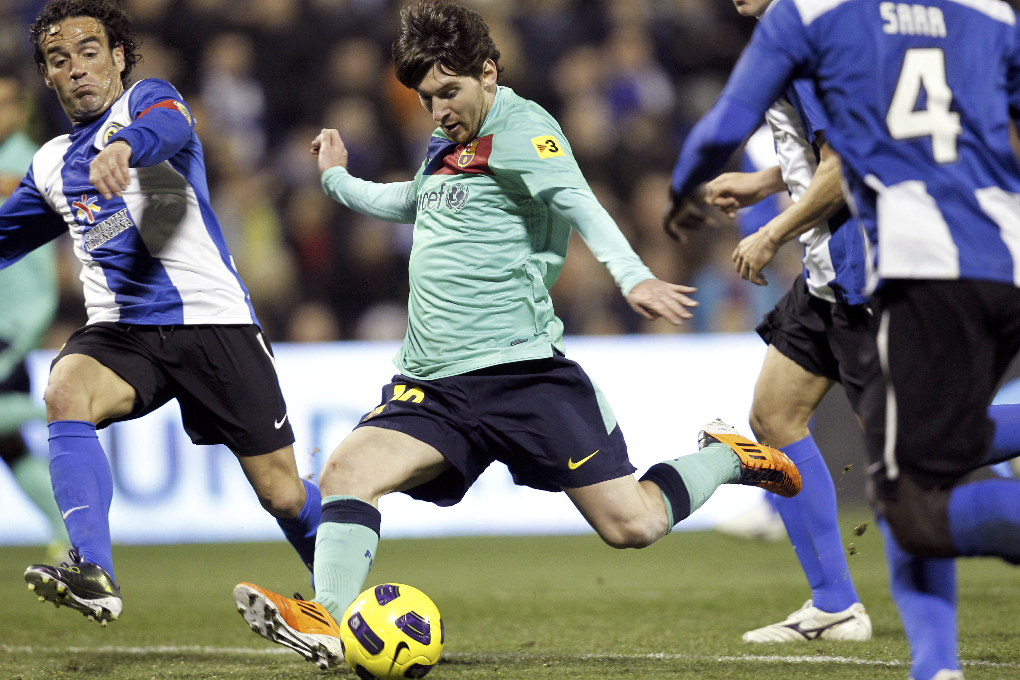 Här gör Messi sitt 122:a mål under Pep Guardiola.