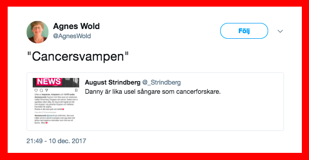Agnes Wold om Danny Saucedo Agnes Wold om Danny Saucedo