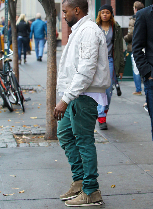 Kanye West i New York. Kanye West i New York.