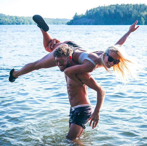 Ellen Bergström och Niclas Lij sommarställe Ellen Bergström och Niclas Lij sommarställe