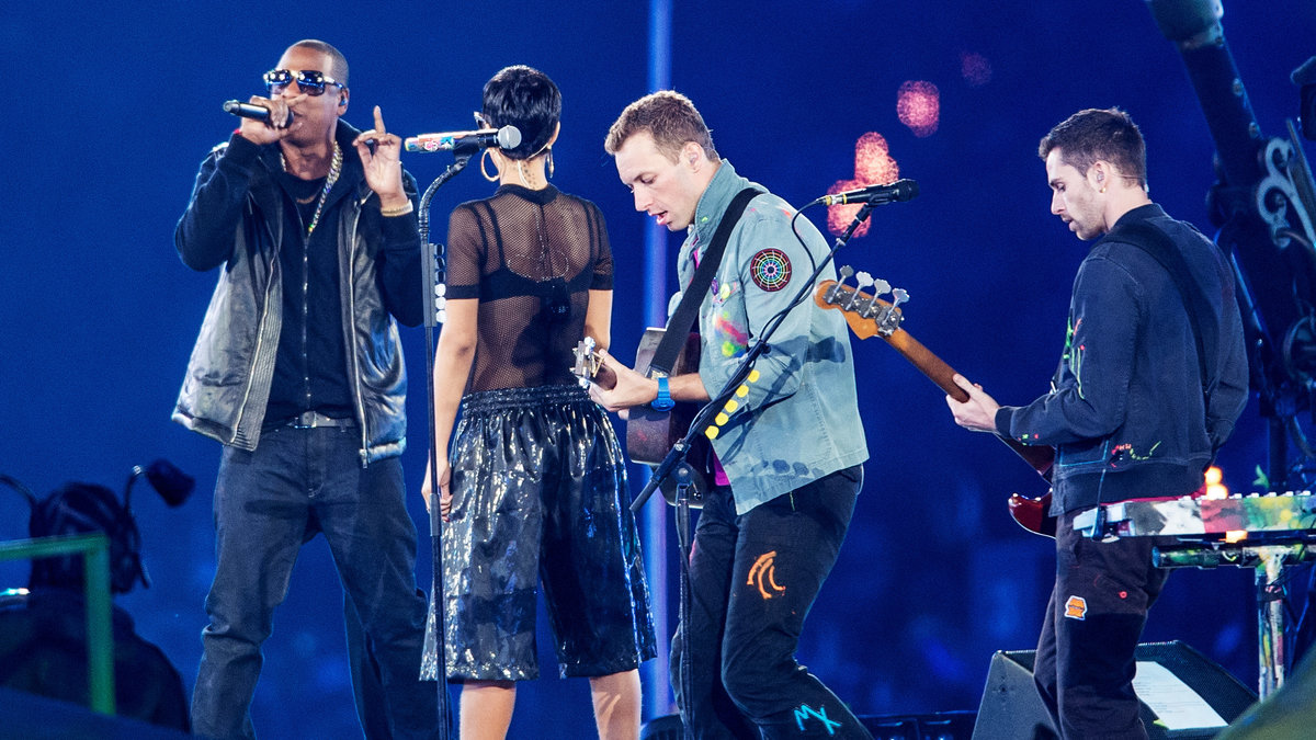 Coldplay, Jay Z och Rihanna rundade av hela äventyret i OS.