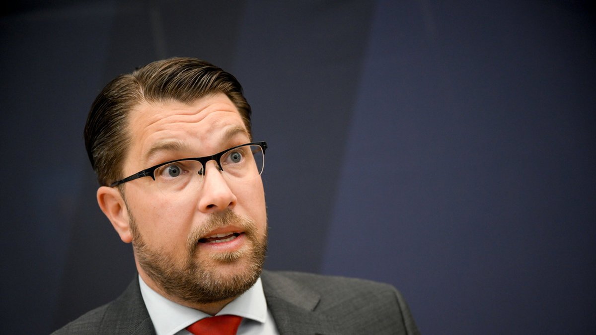 SD-ledaren Jimmie Åkesson (SD) gör comeback i helgen. Arkivbild.