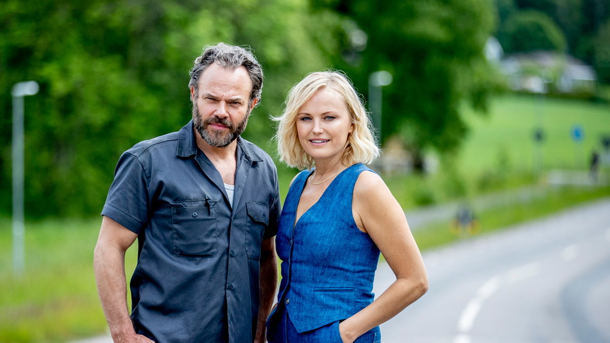 'Ett sista race' med David Hellenius och Malin Åkerman är en av höstens svenska storfilmer som hoppas nå en större publik. Arkivbild.