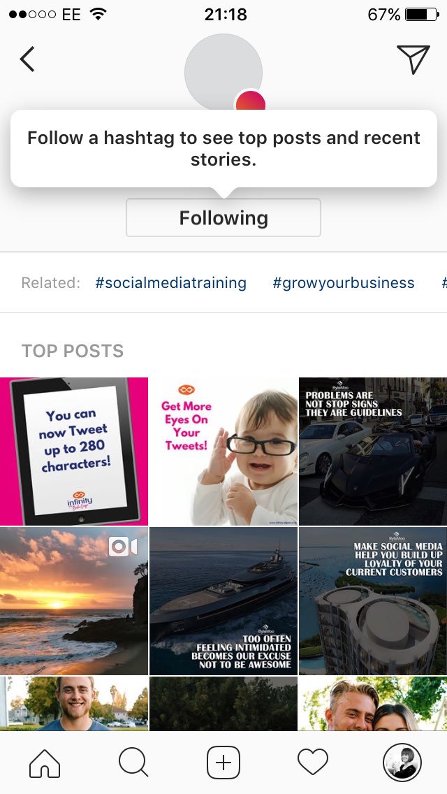 Följa hashtag på Instagram ny funktion Följa hashtag på Instagram ny funktion