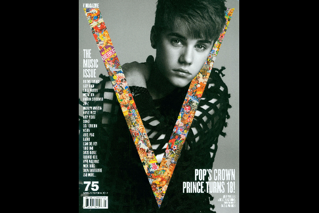 Justin Bieber skapade rabalder när han dök upp mogen och kammad på omslaget.